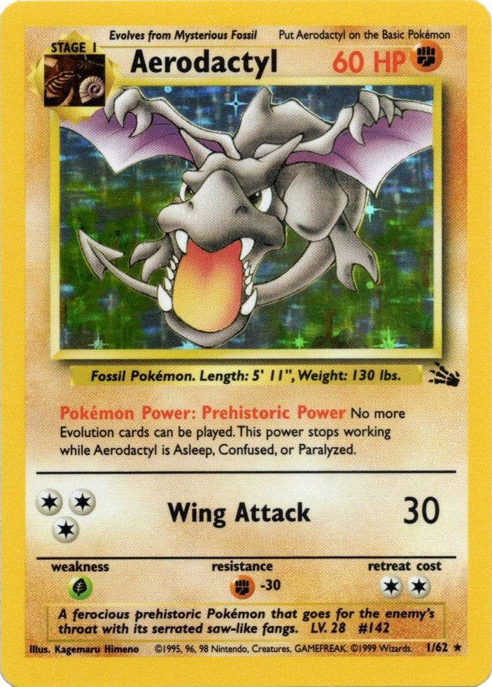 Pokémon Card Database - Fossil - #1 Aerodactyl