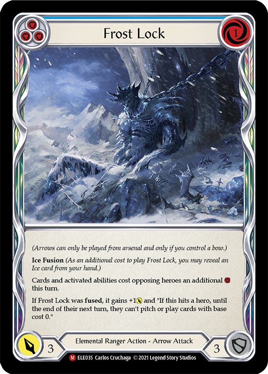 Frost Lock [ELE035] (Tales of Aria)  1st Edition Normal - Evolution TCG