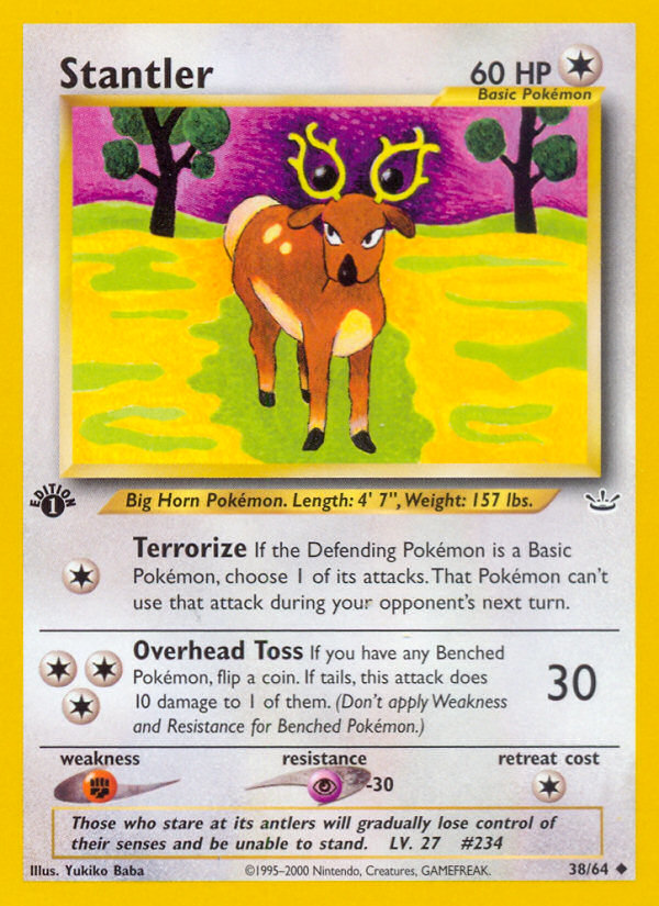 Stantler (38/64) [Neo Revelation 1st Edition] - Evolution TCG