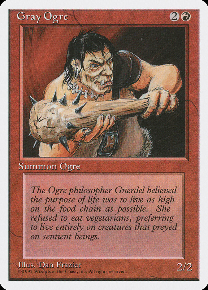 Gray Ogre [Fourth Edition] - Evolution TCG