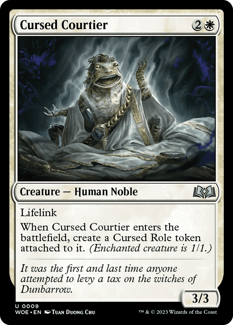 Cursed Courtier [Wilds of Eldraine] - Evolution TCG