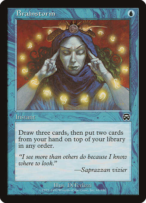 Brainstorm [Mercadian Masques] - Evolution TCG