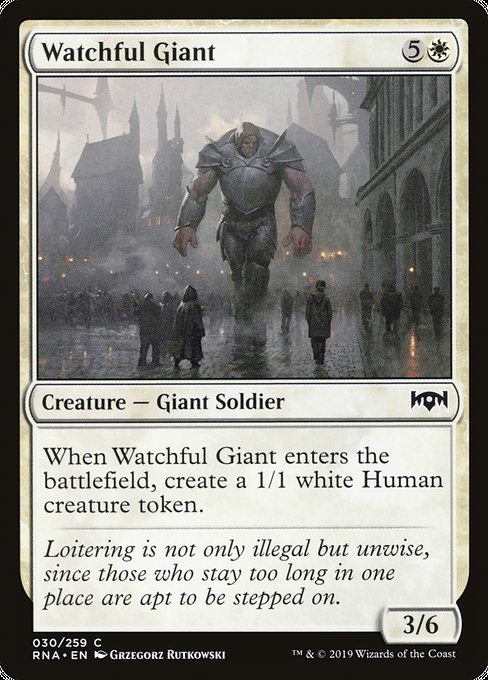 Watchful Giant [Ravnica Allegiance] - Evolution TCG