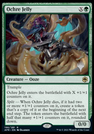 Ochre Jelly (Promo Pack) [Dungeons & Dragons: Adventures in the Forgotten Realms Promos] - Evolution TCG