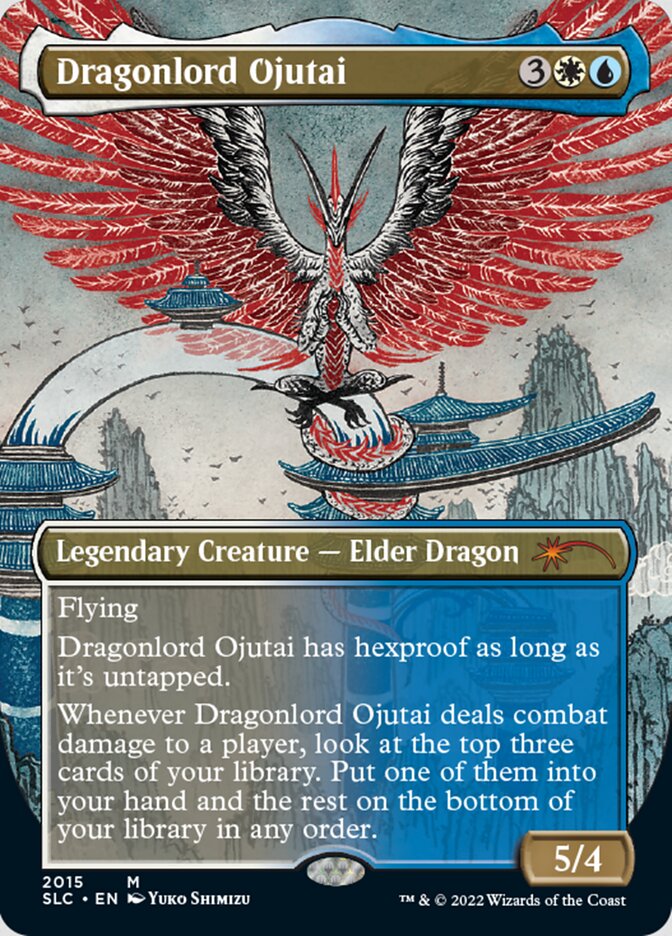 Dragonlord Ojutai (Borderless) [Secret Lair 30th Anniversary Countdown Kit] - Evolution TCG