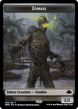 Zombie // Griffin Double-Sided Token [Dominaria Remastered Tokens] - Evolution TCG