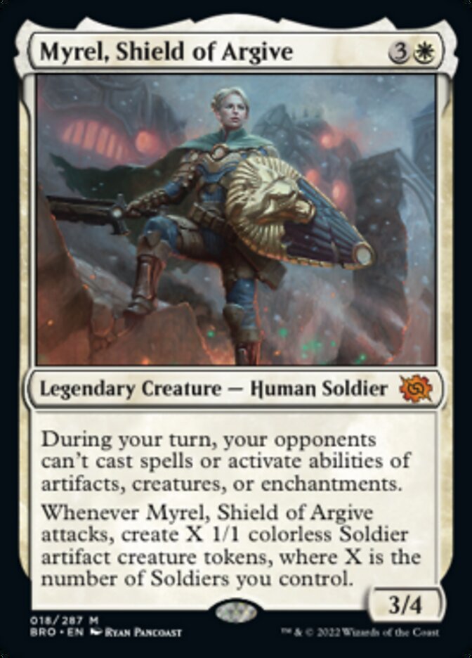 Myrel, Shield of Argive [The Brothers' War] - Evolution TCG