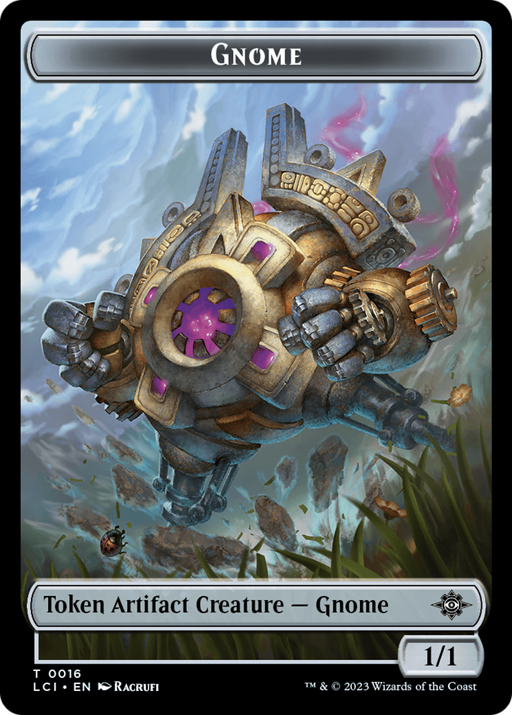 Gnome // Skeleton Pirate Double-Sided Token [The Lost Caverns of Ixalan Tokens] - Evolution TCG
