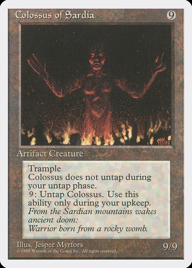 Colossus of Sardia [Fourth Edition] - Evolution TCG | Evolution TCG