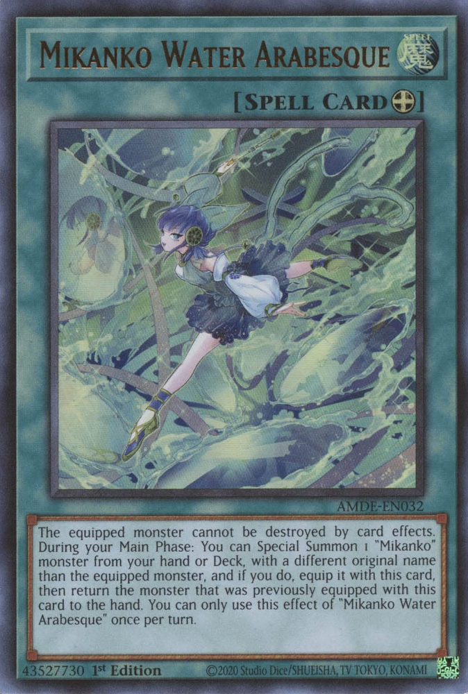 Mikanko Water Arabesque [AMDE-EN032] Ultra Rare - Evolution TCG