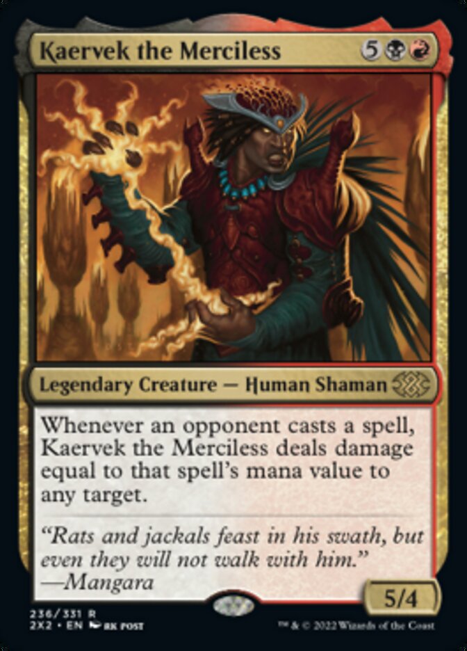 Kaervek the Merciless [Double Masters 2022] - Evolution TCG