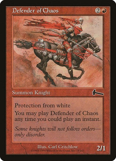 Defender of Chaos [Urza's Legacy] - Evolution TCG