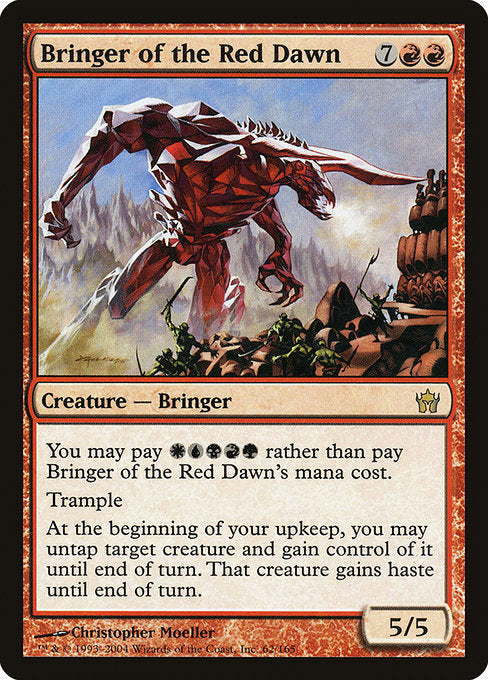 Bringer of the Red Dawn [Fifth Dawn] - Evolution TCG