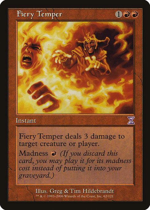 Fiery Temper [Time Spiral Timeshifted] - Evolution TCG