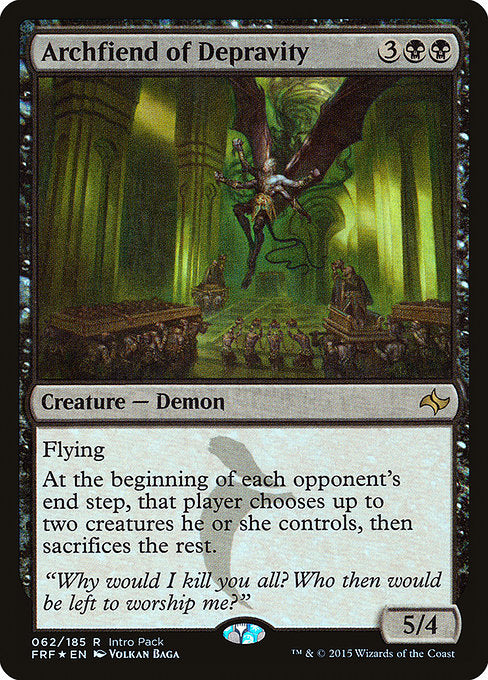 Archfiend of Depravity [Fate Reforged Promos] - Evolution TCG