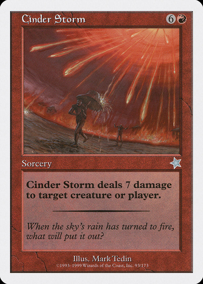 Cinder Storm [Starter 1999] - Evolution TCG