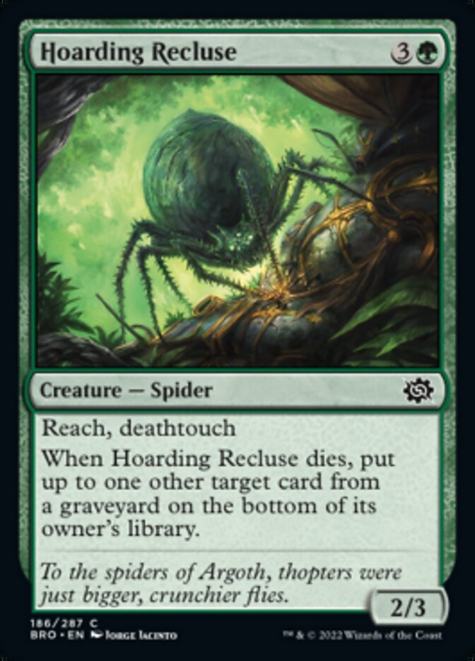 Hoarding Recluse [The Brothers' War] - Evolution TCG
