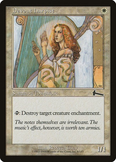 Devout Harpist [Urza's Legacy] - Evolution TCG