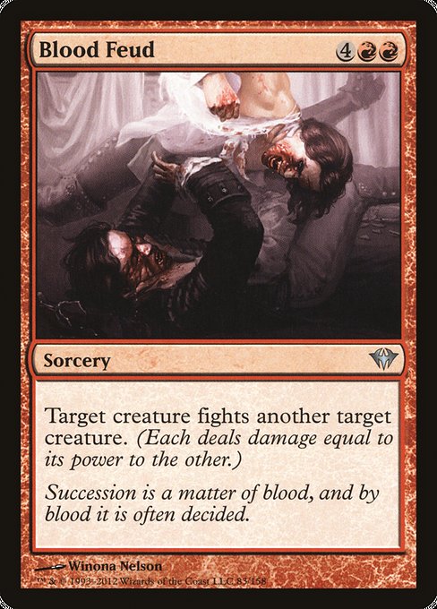Blood Feud [Dark Ascension] - Evolution TCG