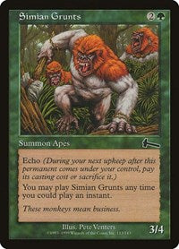 Simian Grunts [Urza's Legacy] - Evolution TCG