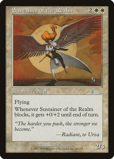 Sustainer of the Realm [Urza's Legacy] - Evolution TCG