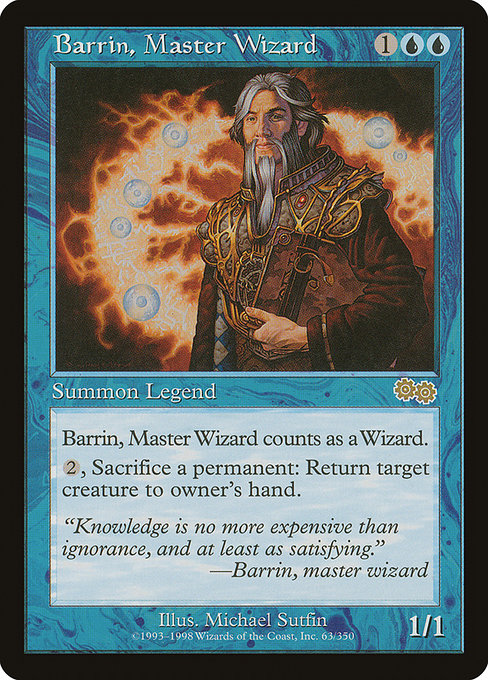 Barrin, Master Wizard [Urza's Saga] - Evolution TCG