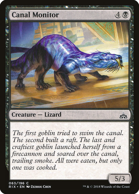 Canal Monitor [Rivals of Ixalan] - Evolution TCG