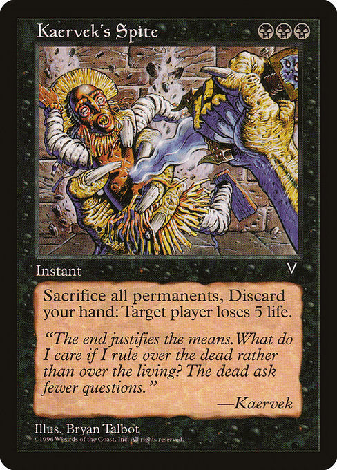 Kaervek's Spite [Visions] - Evolution TCG