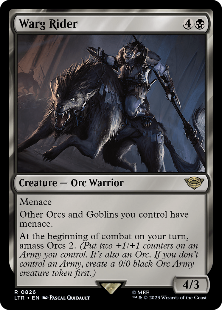 Warg Rider [The Lord of the Rings: Tales of Middle-Earth] - Evolution TCG
