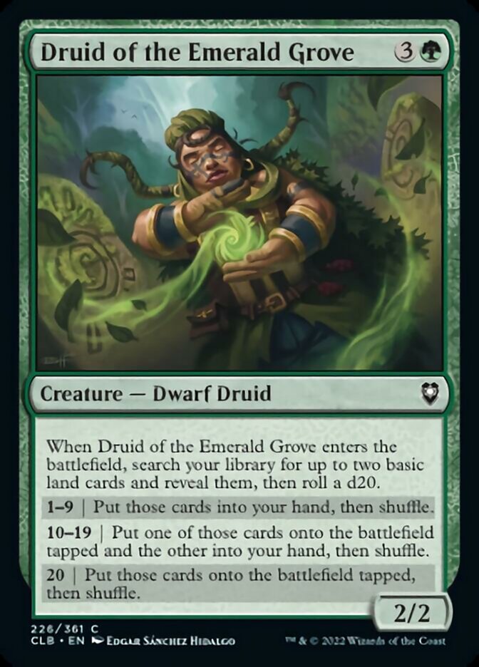 Druid of the Emerald Grove [Commander Legends: Battle for Baldur's Gate] - Evolution TCG