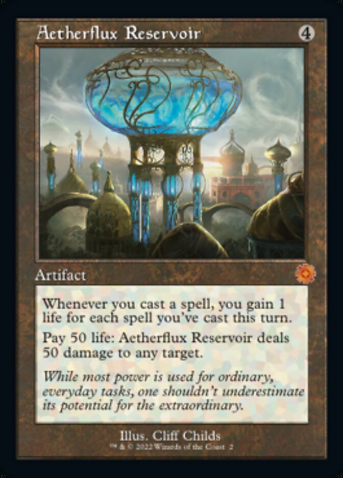 Aetherflux Reservoir (Retro) [The Brothers' War Retro Artifacts] - Evolution TCG