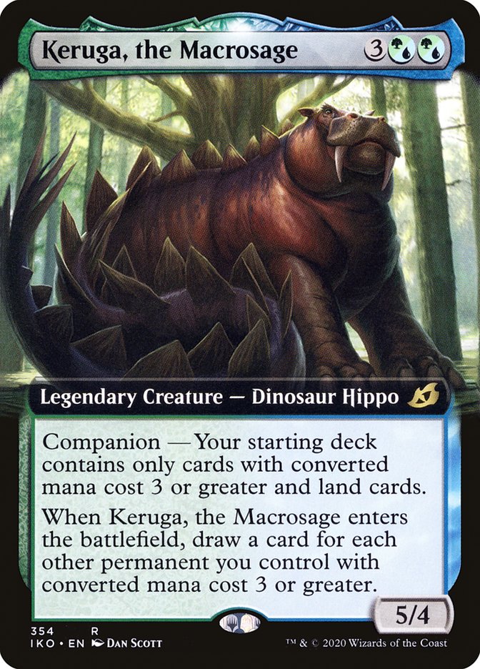 Keruga, the Macrosage (Extended Art) [Ikoria: Lair of Behemoths] - Evolution TCG