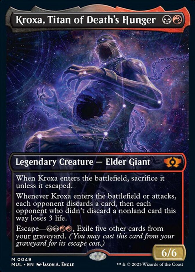 Kroxa, Titan of Death's Hunger [Multiverse Legends] - Evolution TCG
