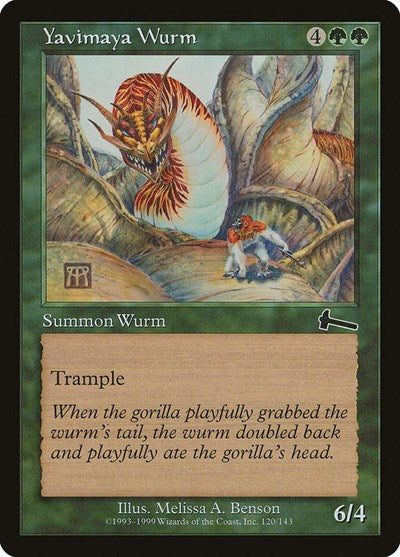 Yavimaya Wurm [Urza's Legacy] - Evolution TCG