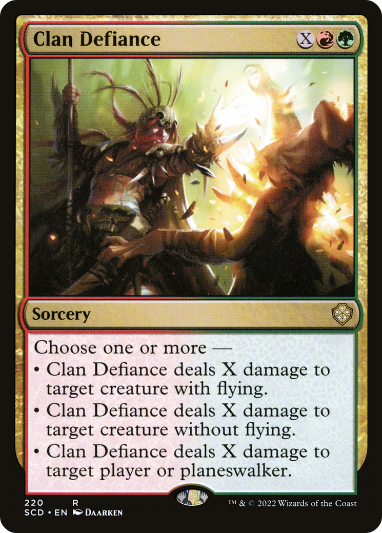 Clan Defiance [Starter Commander Decks] - Evolution TCG