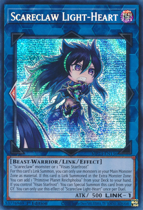 Scareclaw Light-Heart [MP23-EN136] Prismatic Secret Rare - Evolution TCG