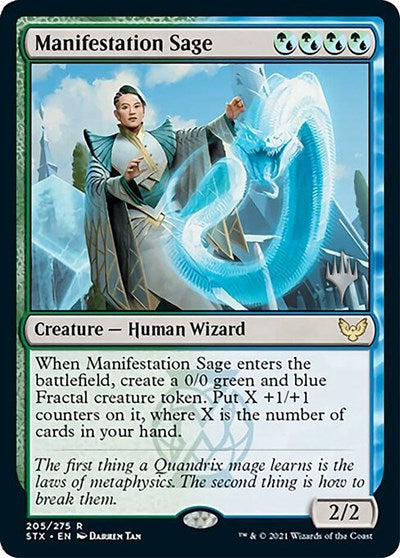 Manifestation Sage (Promo Pack) [Strixhaven: School of Mages Promos] - Evolution TCG