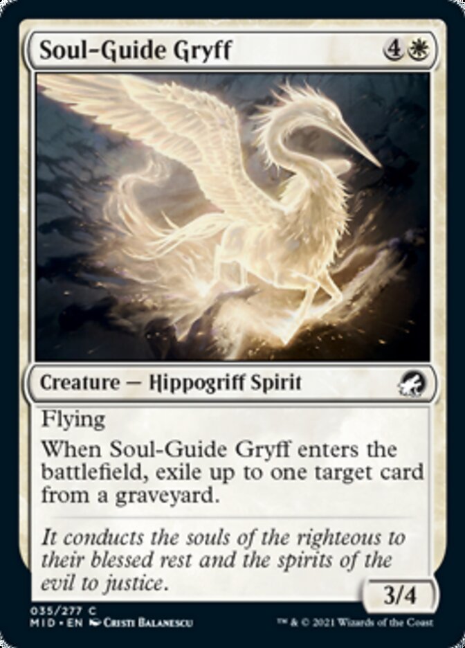 Soul-Guide Gryff [Innistrad: Midnight Hunt] - Evolution TCG