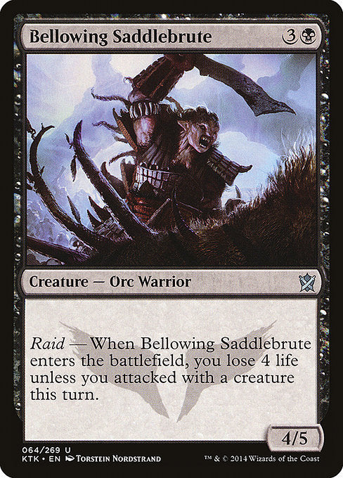 Bellowing Saddlebrute [Khans of Tarkir] - Evolution TCG