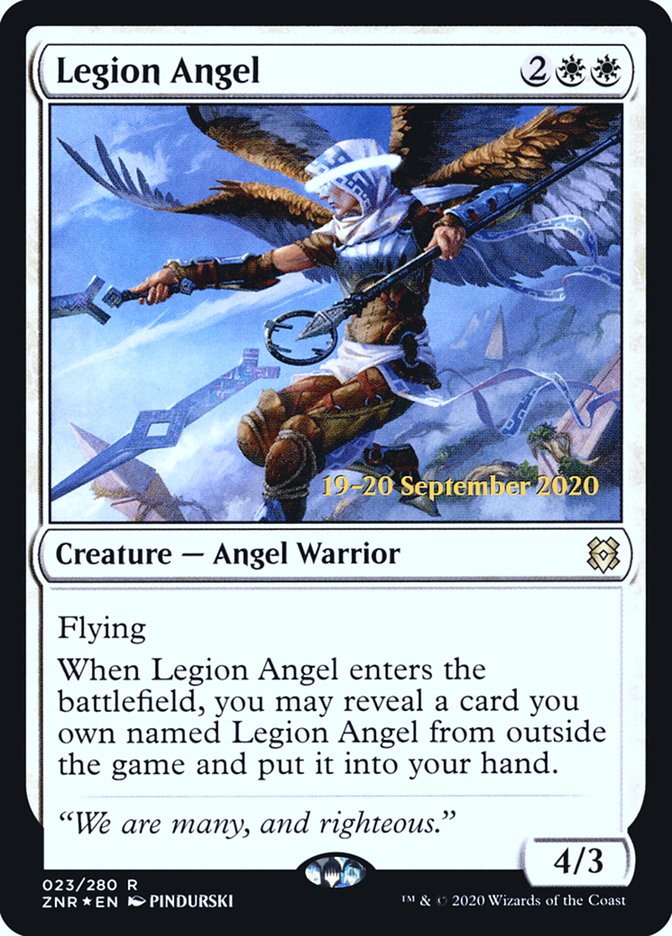 Legion Angel  [Zendikar Rising Prerelease Promos] - Evolution TCG