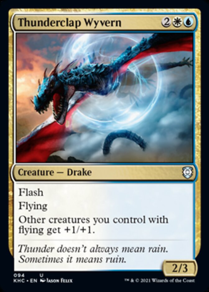 Thunderclap Wyvern [Kaldheim Commander] - Evolution TCG