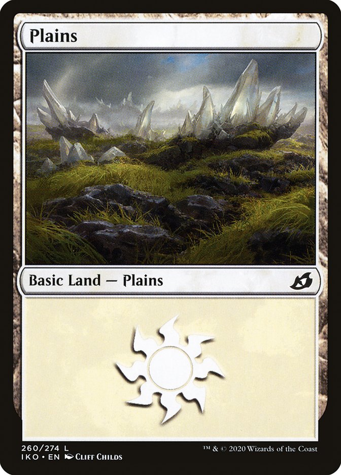 Plains (260) [Ikoria: Lair of Behemoths] - Evolution TCG