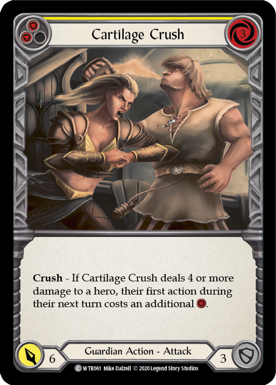 Cartilage Crush (Yellow) [U-WTR061] (Welcome to Rathe Unlimited)  Unlimited Normal - Evolution TCG
