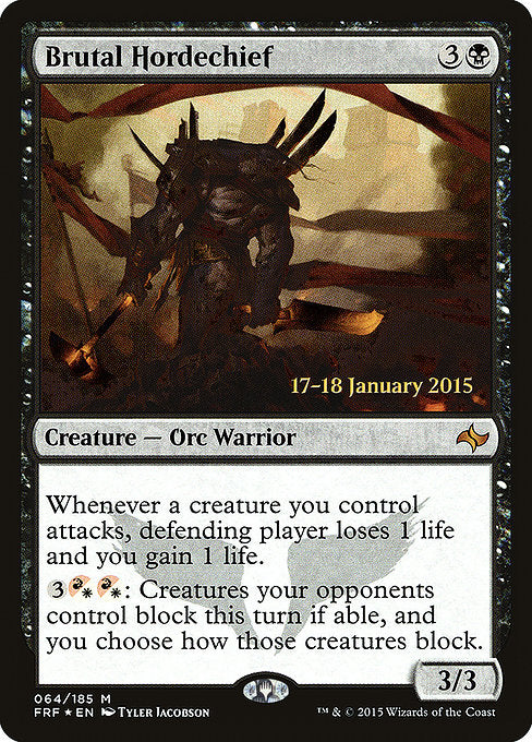 Brutal Hordechief [Fate Reforged Promos] - Evolution TCG