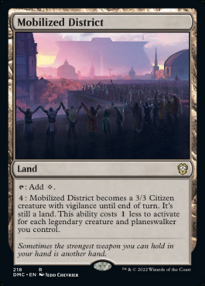 Mobilized District [Dominaria United Commander] - Evolution TCG