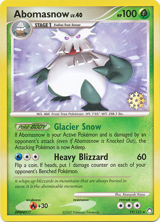 Abomasnow (19/123) [Countdown Calendar Promos] - Evolution TCG