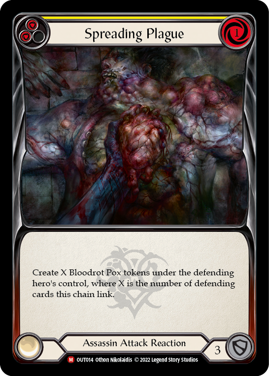 Spreading Plague [OUT014] (Outsiders) - Evolution TCG