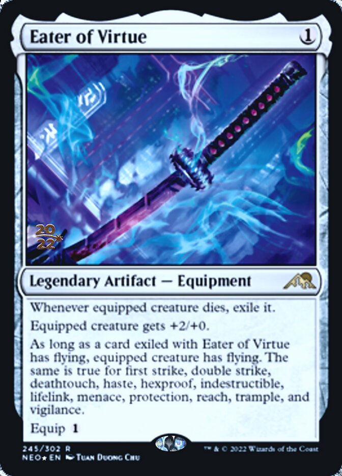 Eater of Virtue [Kamigawa: Neon Dynasty Prerelease Promos] - Evolution TCG