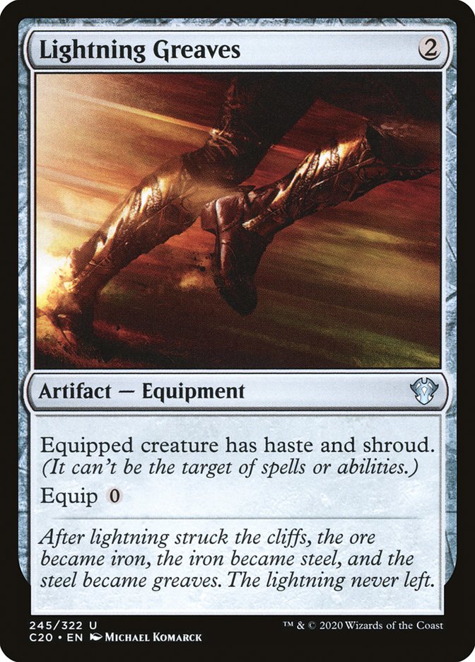 Lightning Greaves [Commander 2020] - Evolution TCG