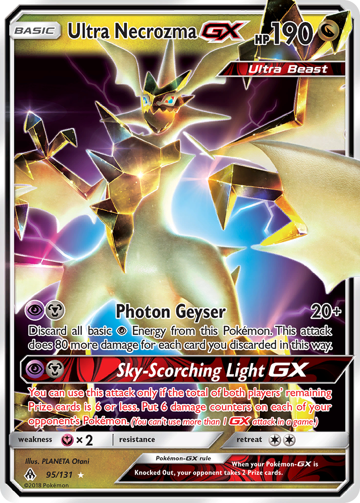 Ultra Necrozma GX (95/131) [Sun & Moon: Forbidden Light] - Evolution TCG